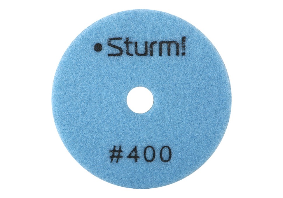 Круг шлифовальный гибкий Sturm! 9012-D100-400