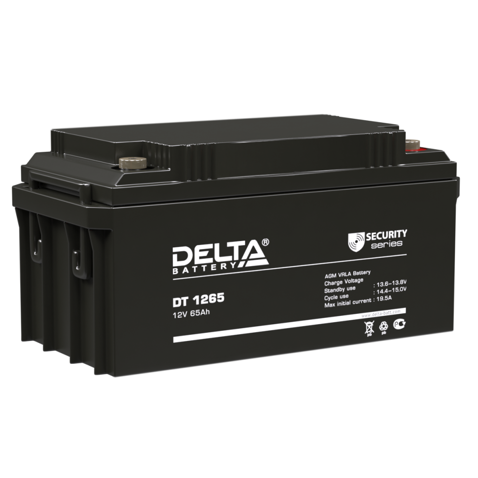 Аккумулятор для ибп 12 вольт 65 ампер - DELTA DT 1265