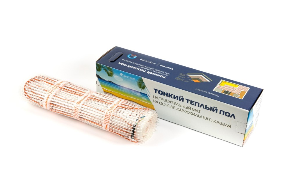 Маты нагревательные двужильные TEPLOCOM МНД-10,0-1600 Вт