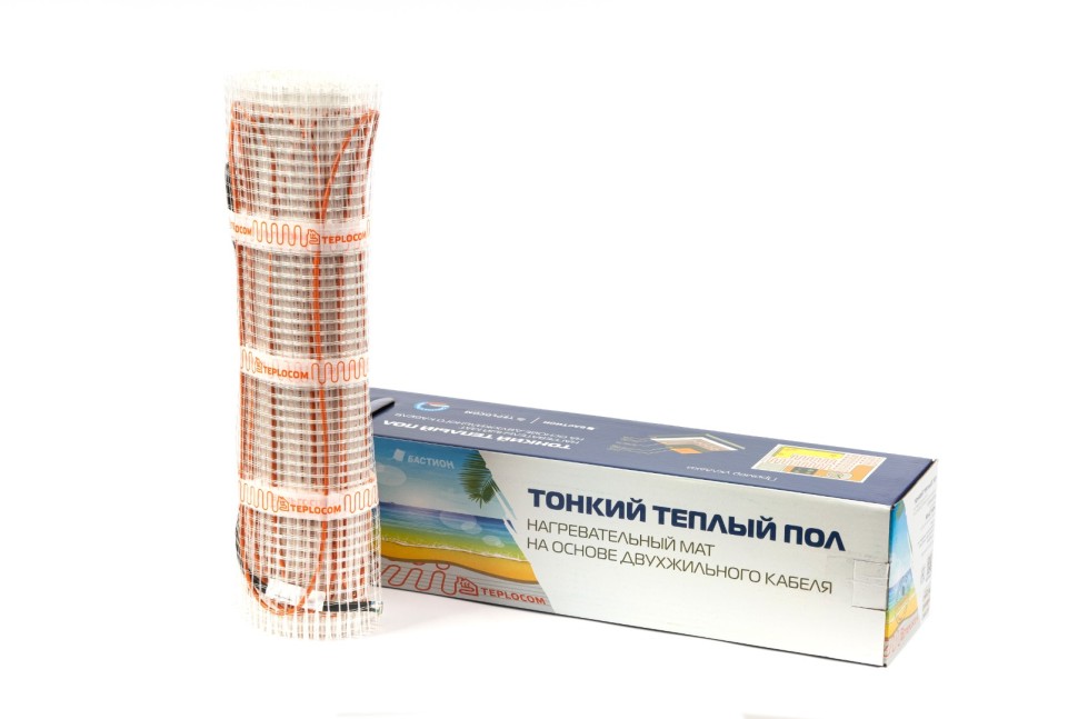 Маты нагревательные двужильные TEPLOCOM МНД-1,5-240 Вт