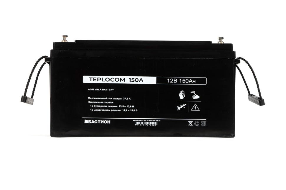 Аккумулятор герметичный свинцово-кислотный TEPLOCOM 150Ач